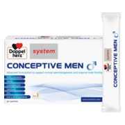 Illustration of the product packaging Doppelherz system CONCEPTIVE MEN front view